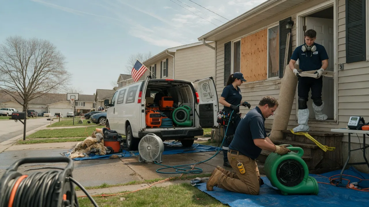 Water Damage Restoration in Scammon, KS near me